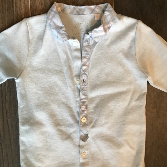 burberry onesie for baby boy